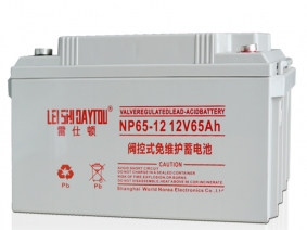 12V65AH阀控免维护蓄电池
